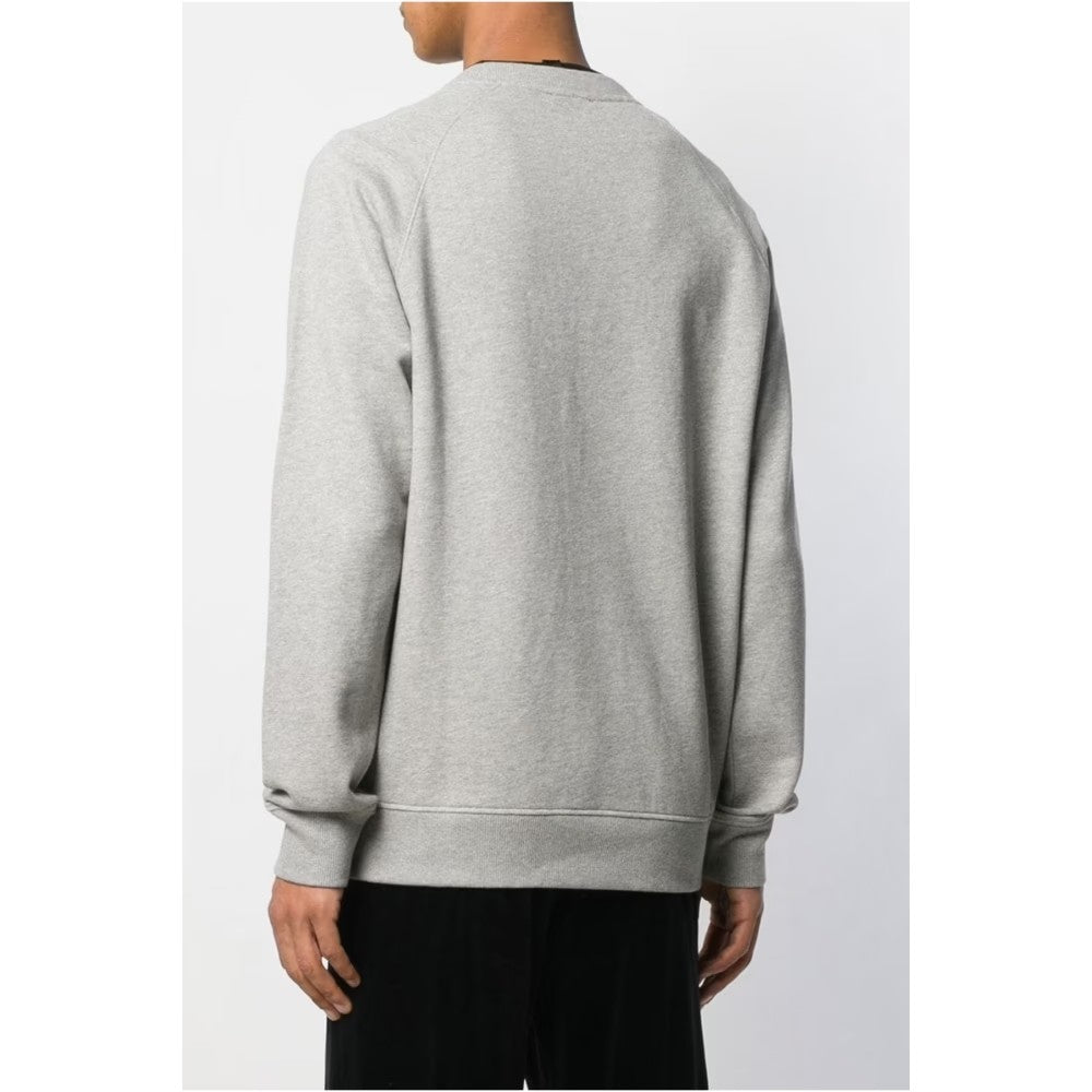 Balmain Felpa grigia con cappuccio e logo BV4P30-Z0068