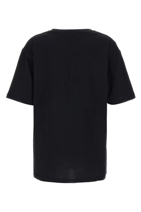 T-shirt VALENTINO stampa Chez valentino nera