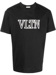 T-shirt VALENTINO con ricamo VLTN nera