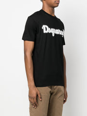 T-shirt DSQUARED2 stampa logo nera