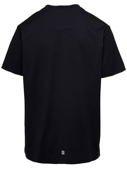 T-shirt GIVENCHY logo Archetype oversized fit nera