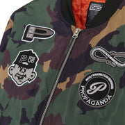 Bomber PROPAGANDA baseball camouflage militare