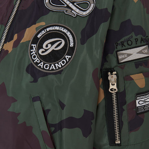 Bomber PROPAGANDA baseball camouflage militare