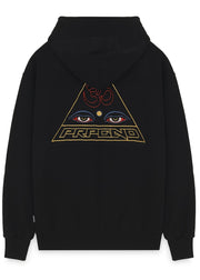 Felpa PROPAGANDA cappuccio Pyramid nera