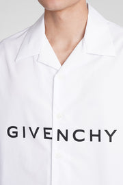 Camicia GIVENCHY manica corta con stampa bianca