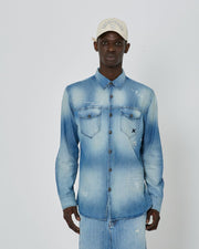 Camicia jeans RICHMOND X denim light blue