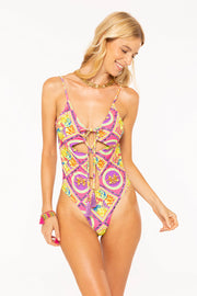 Costume intero 4GIVENESS monokini opulent geometric