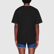 T-shirt GUCCI x THE NORTH FACE oversize nera