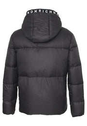 Piumino RICHMOND X con cappuccio inserti logo nero
