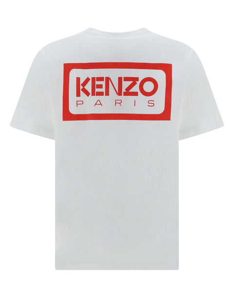 T-shirt KENZO con ricamo bianca