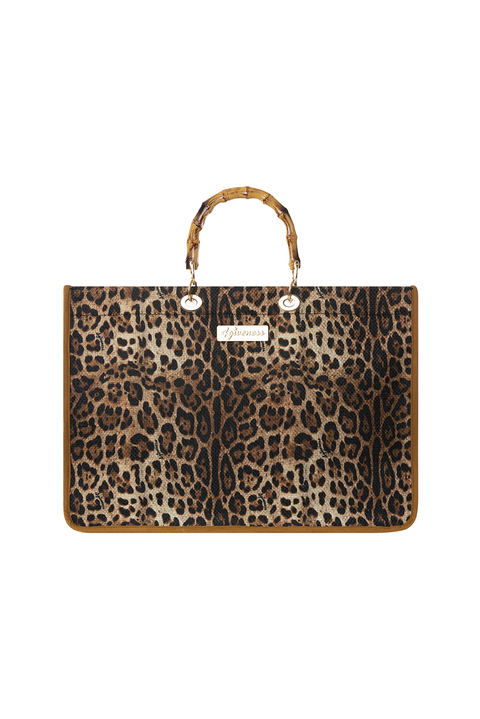 Borsa 4GIVENESS donna big saint tropez wild cat