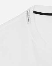 T-shirt DOLCE & GABBANA oversize con stampa logo DG bianco