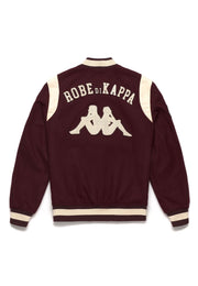 Giubbotto bomber ROBE DI KAPPA patch applicati rosso tibetano