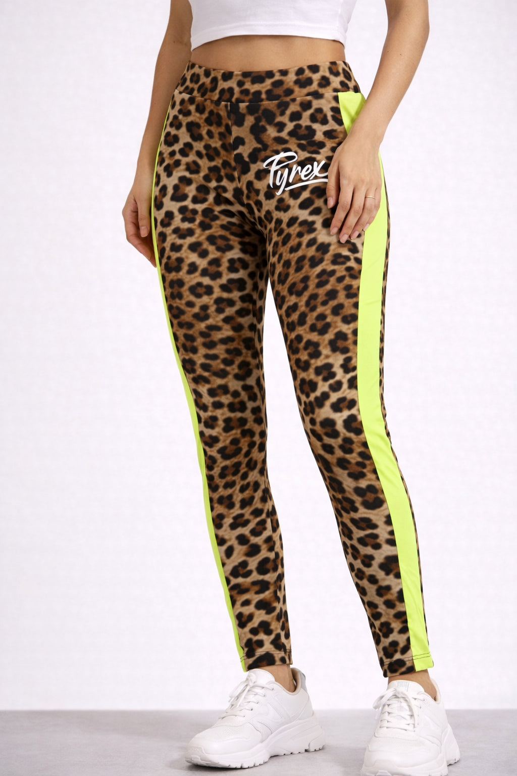 Pyrex Leggings Donna Grigio Melange