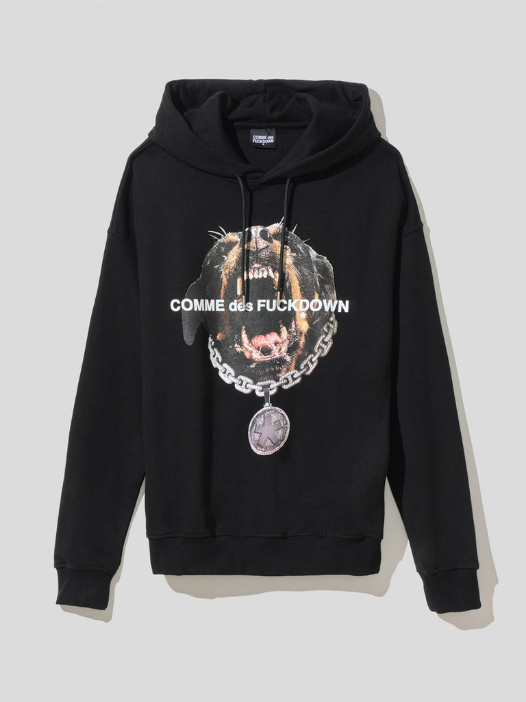 Scarica Mock-Up Felpa con cappuccio nera vista frontale e posteriore