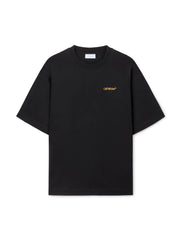 T-shirt OFF-WHITE con stampa Tape Arrow Skate nera