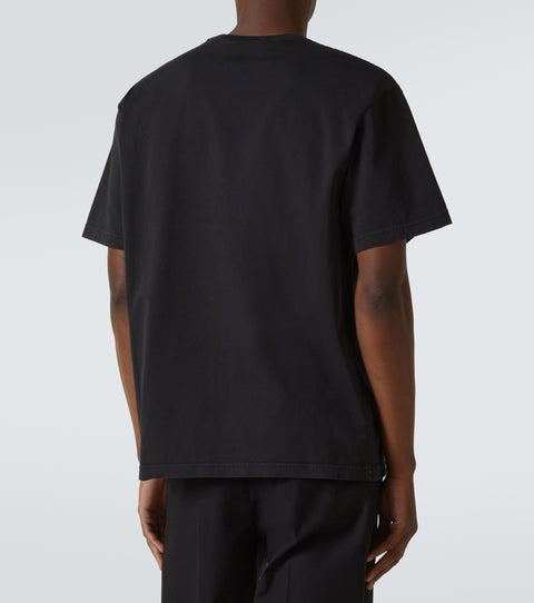 T-shirt GUCCI con logo oversize nera