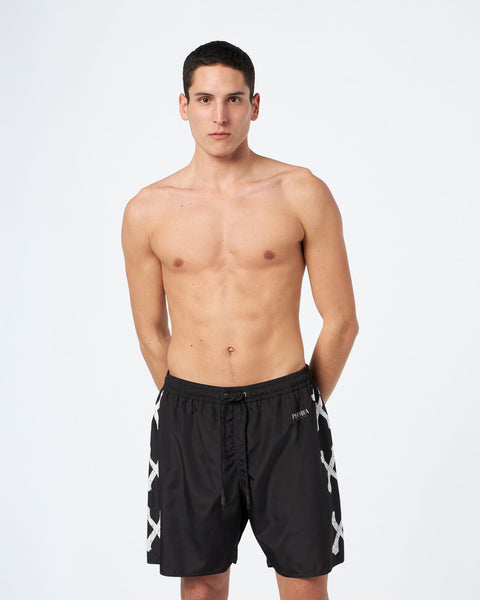 Costume PHOBIA swimboxer ossi bianco nero