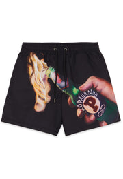 Costume boxer PROPAGANDA swimtrunk Super nero