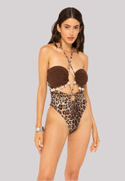 Costume intero 4GIVENESS monokini wild cat