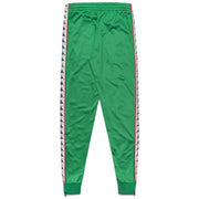 Pantalone tuta KAPPA 222 banda verde/bianco antico/rosso
