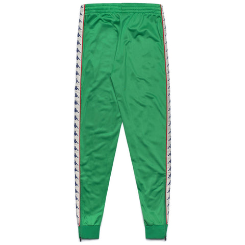 Pantalone tuta KAPPA 222 banda verde/bianco antico/rosso