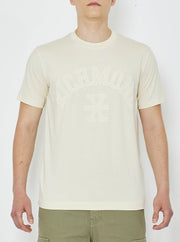 T-shirt RICHMOND X logo ricamato milk