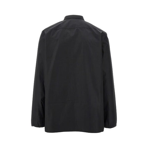 Camicia GIVENCHY in popeline con zip stampa nera