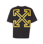 T-shirt OFF-WHITE con stampa Tape Arrow Skate nera