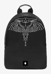 Zaino MARCELO BURLON COUNTY OF MILAN ecopelle wings bianche nero