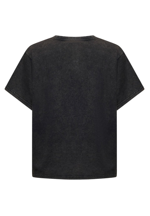 T-shirt RICHMOND X stampa grigio slatato vintage