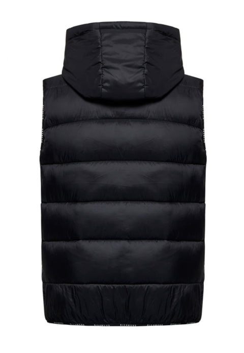 Gilet RICHMOND smanicato con logo nero