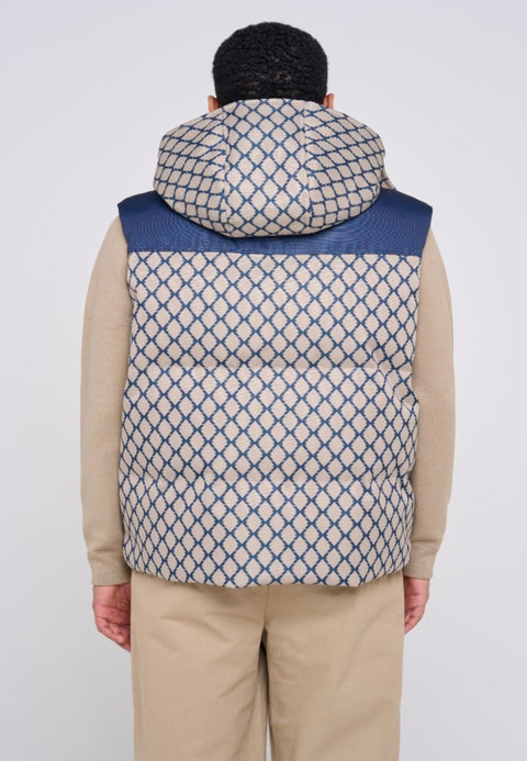 Piumino smanicato RICHMOND X gilet imbottito chichilla