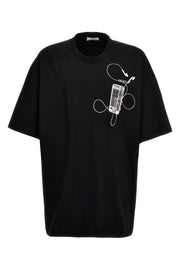 T-shirt OFF-WHITE con stampa Scan Arrow Skate nera