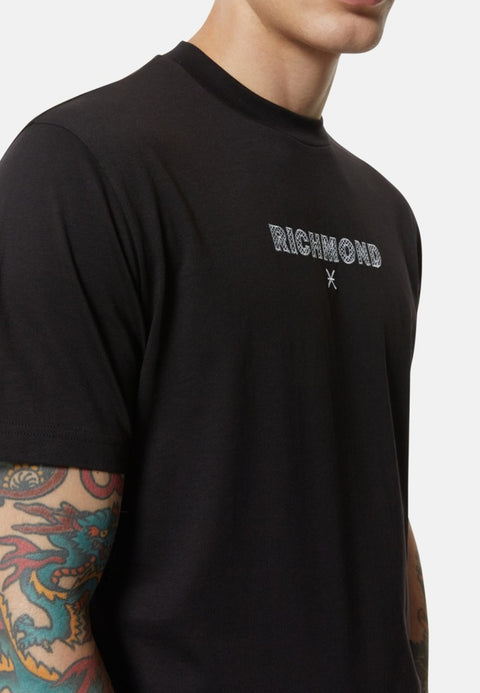 T-shirt RICHMOND X logo nera