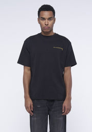 T-shirt RICHMOND X oversize logo smile sul retro nera