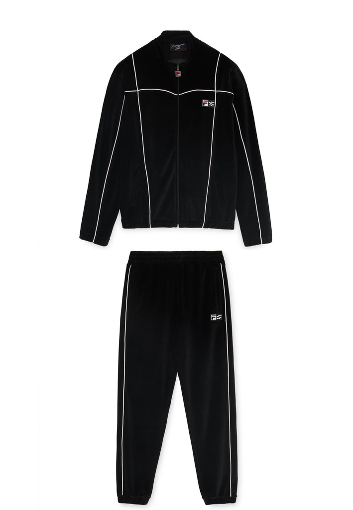 Completo tuta PROPAGANDA x FILA giacca pantalone in velluto