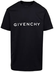 T-shirt GIVENCHY logo Archetype oversized fit nera