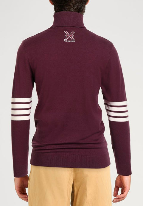 Maglione RICHMOND X dolcevita sweater collo alto  wine