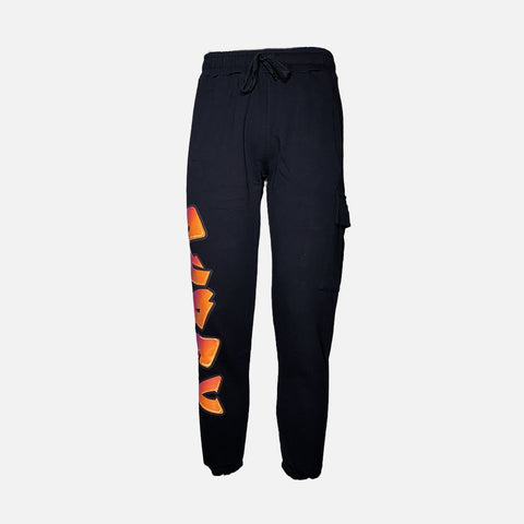 Pantalone tuta PYREX stampa nero