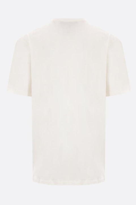 T-shirt GUCCI stampa logo interlocking G bianco sporco