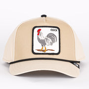 Cappello GOORIN BROS in cotone Rooster 100 cock crema