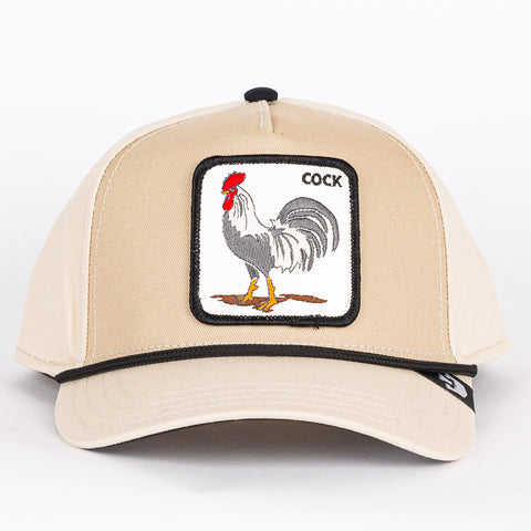 Cappello GOORIN BROS in cotone Rooster 100 cock crema