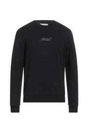 Felpa RICHMOND X stampa logo gommato nero