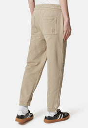 Pantalone tuta RICHMOND X jogger con ricami beige