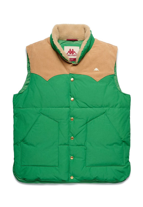 Gilet ROBE DI KAPPA smanicato aliso  verde