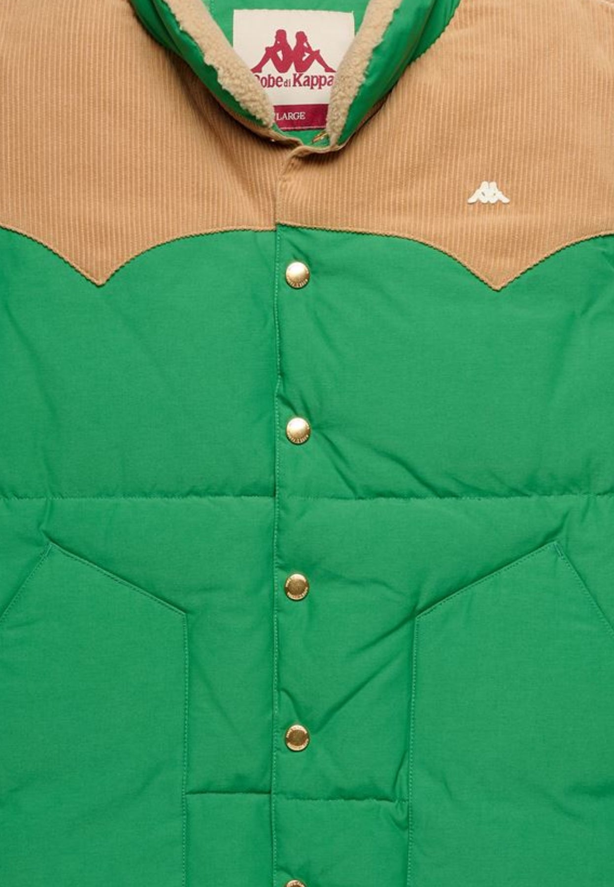 Kamizelka ROBE DI KAPPA bez rękawów aliso zielona