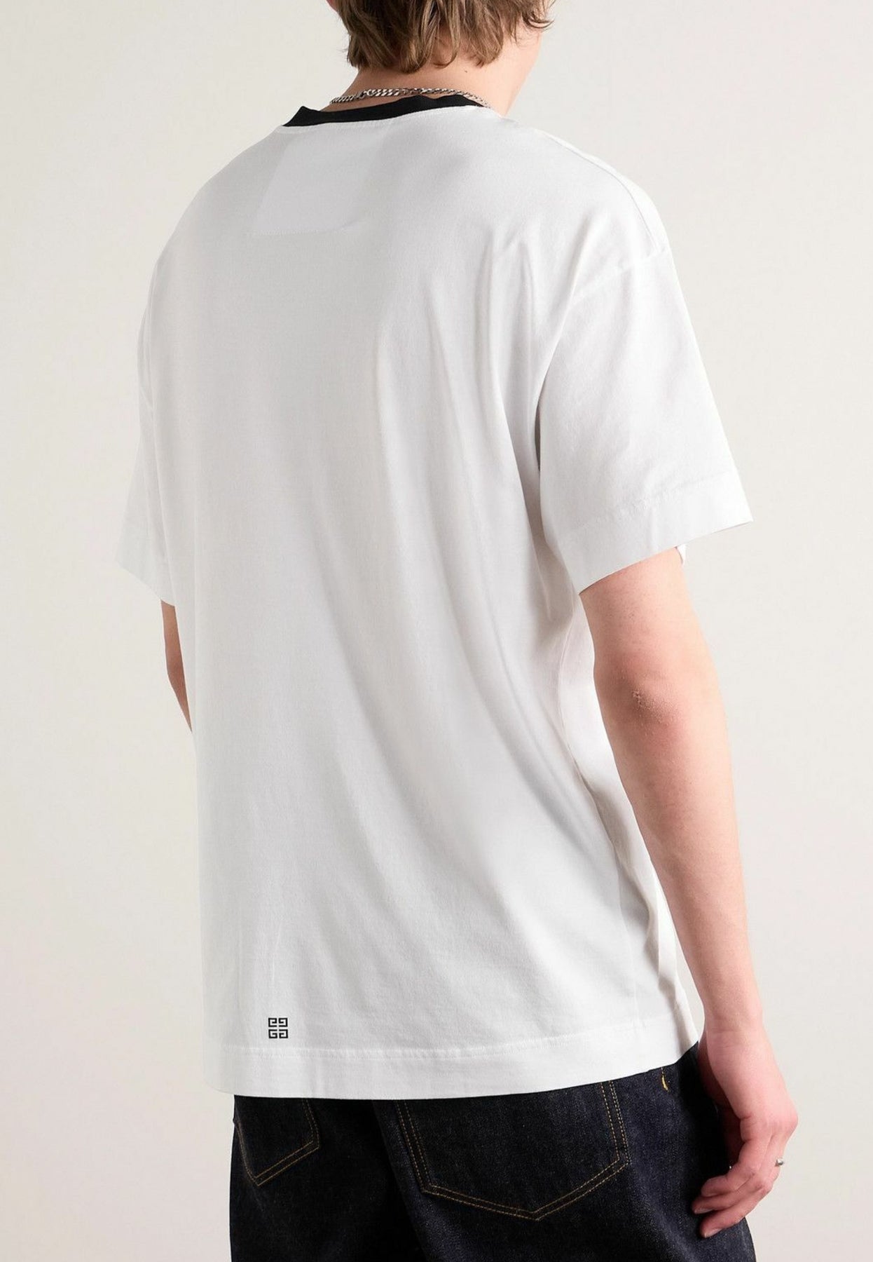 Koszulka GIVENCHY z nadrukiem logo biała
