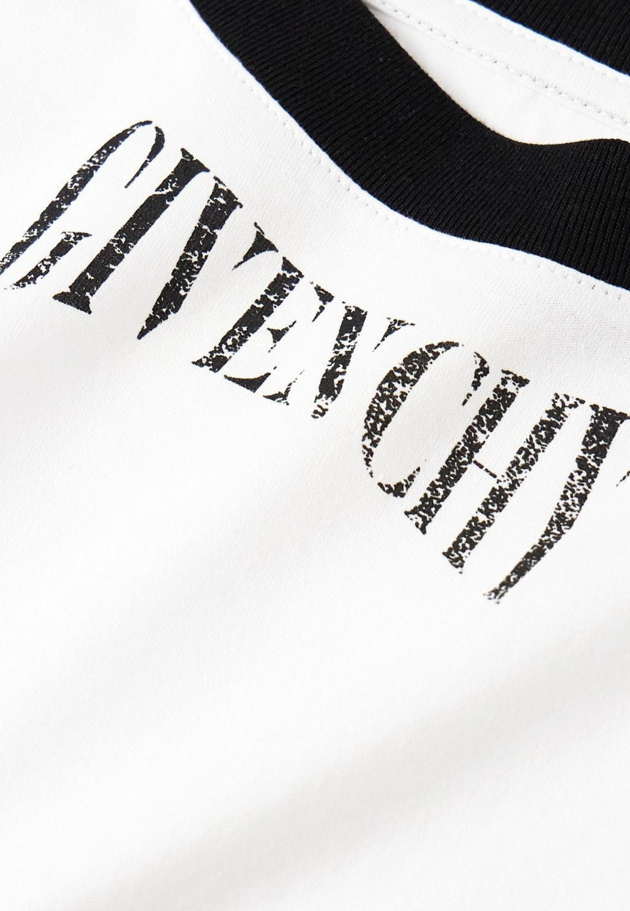 Koszulka GIVENCHY z nadrukiem logo biała
