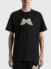 T-shirt PALM ANGELS x MONCLER logo genius nera